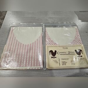 Counted Cross Stitch 14 Count Aida Printed Fabric Packs Colonial Rose NIP
